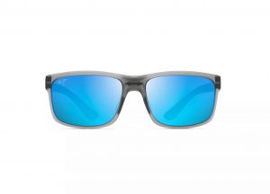 Maui Jim B439-11M POKOWAI ARCH Translucent Matte Grey Blue Hawaii