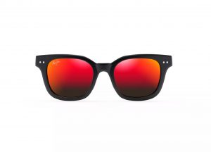 Maui Jim RM822-2M SHORE BREAK Matte Black HAWAII LAVA™