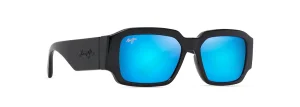 Maui Jim B639-0,2 Kupale Shiny Black / Blue Hawaii