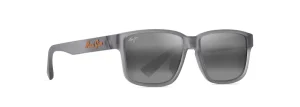 Maui Jim 688-14 KUNIAHI AF Matte Transparent Grey Neutral Grey