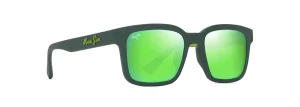 Maui Jim GM659-15 Opiopio AF Matte Green w Maui Green