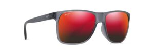 Maui Jim RM603-14 PAILOLO Translucent Matte Grey Hawaii Lava