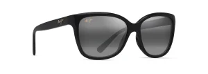 Maui Jim 744-02 Starfish Shiny Black Neutral Grey