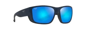 Maui Jim B896-03 Amberjack Matte Dark Navy w/Black Rubber