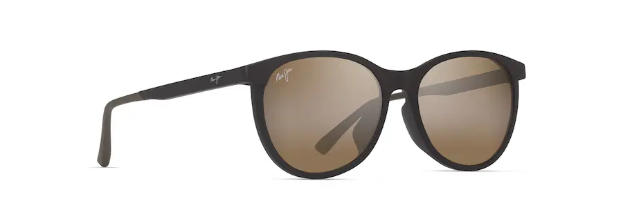 Maui Jim H600-01 Alahee Matte Solid Dark Brown HCL Bronze