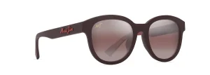 Maui Jim R658-04 Ihupani AF Matte Burgundi Maui Rose
