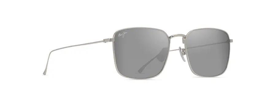 Maui Jim S592-17A Kahako Matte Silver Hawaii Seashine